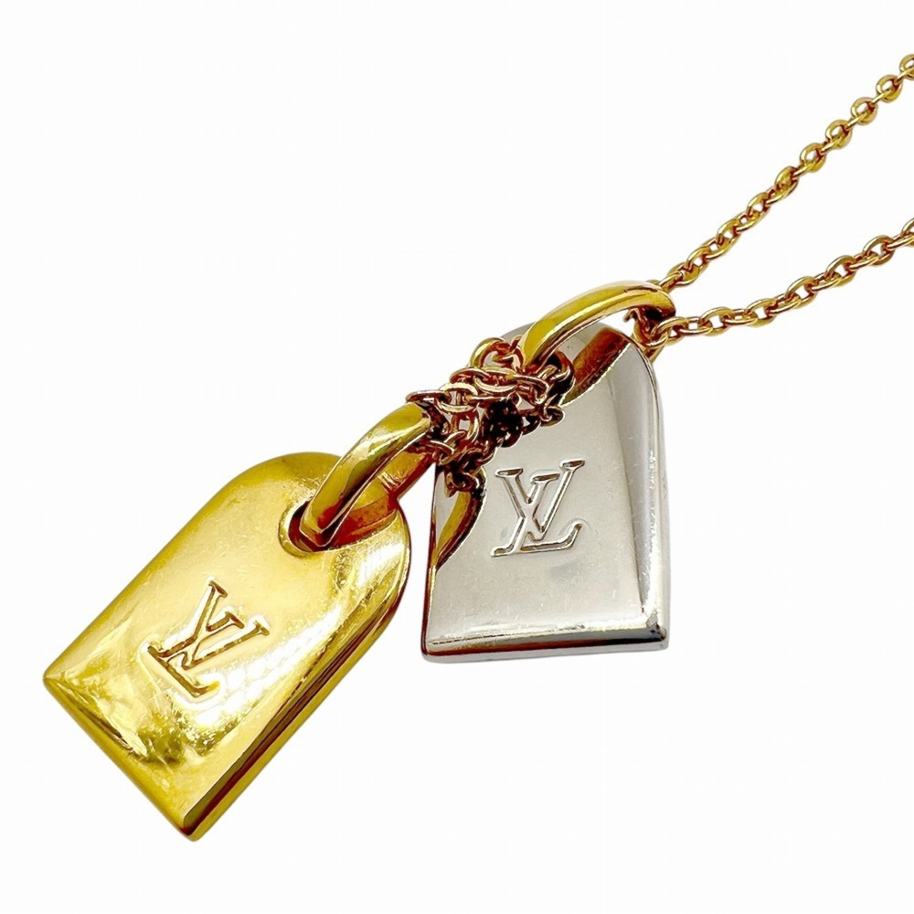 LOUIS VUITTON Gold Necklace - Picture 2 of 12